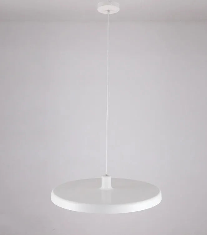 Aluminium alloy ceiling chandelier for restaurant lighting in black or white finish
