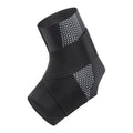 Adjustable ankle support brace in Lycra cloth with compression protection for sports and rehabilitation