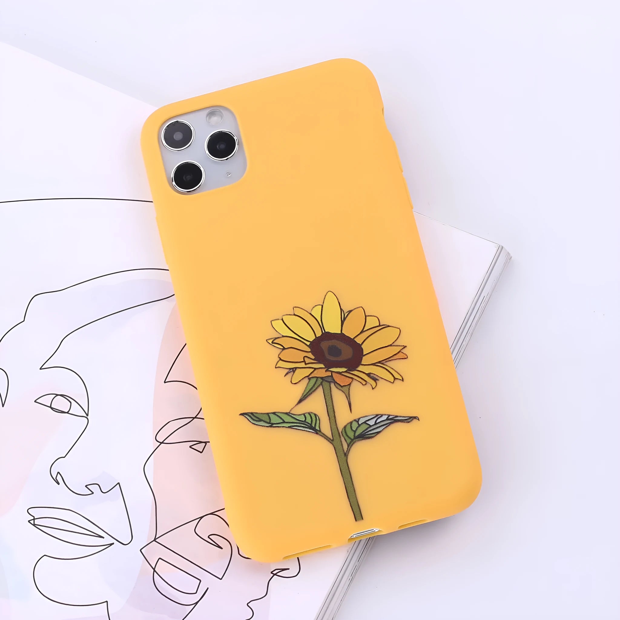TPU mobile phone back cover case for Apple iPhone in one of 14 colour options.