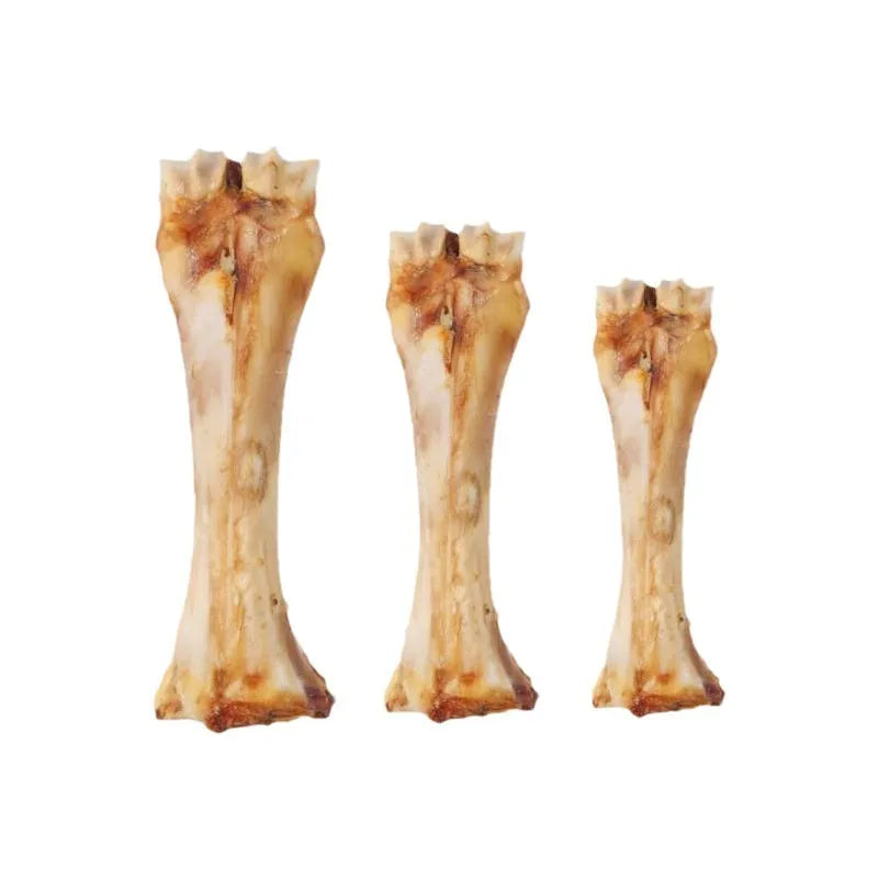 Roasted ox bone flavour molar rod for dogs in three sizes: large, medium, and small
