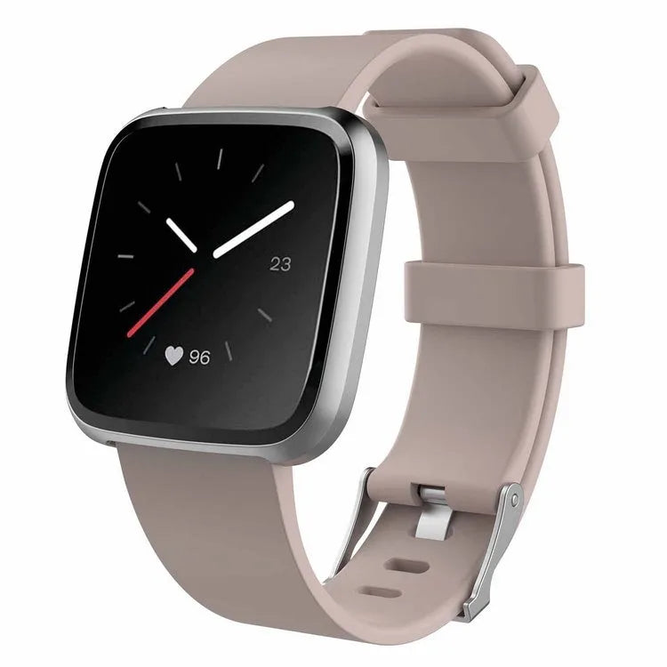Fitbit Versa Lite replacement wrist strap in multiple colours showing large and small size options