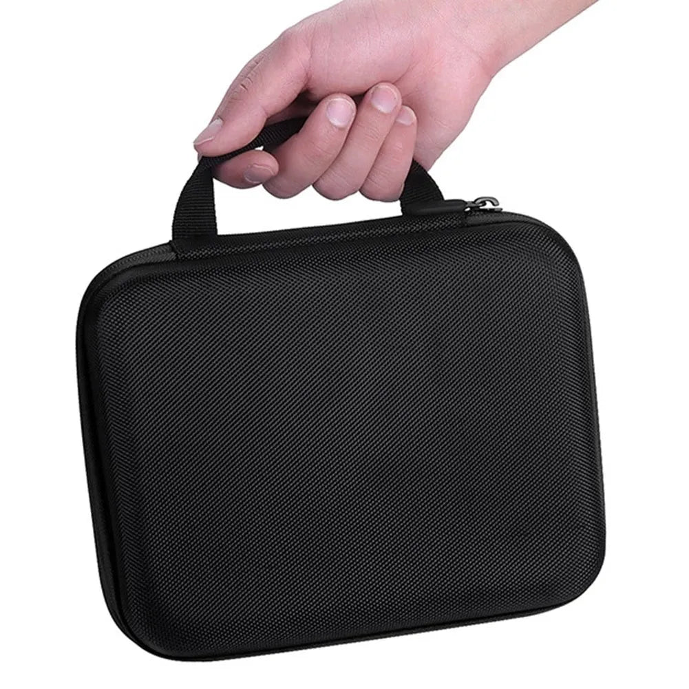 Red EVA essential oil storage bag with 30 open compartments for 15ml bottles.