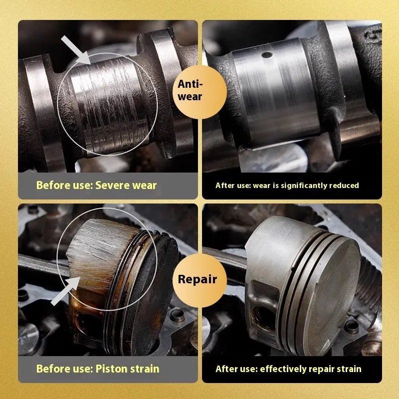 60ml engine oil anti-wear additive bottle with white cap for automotive engines