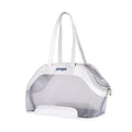 MOORPET leather cat carry bag with 25L capacity in solid colour options