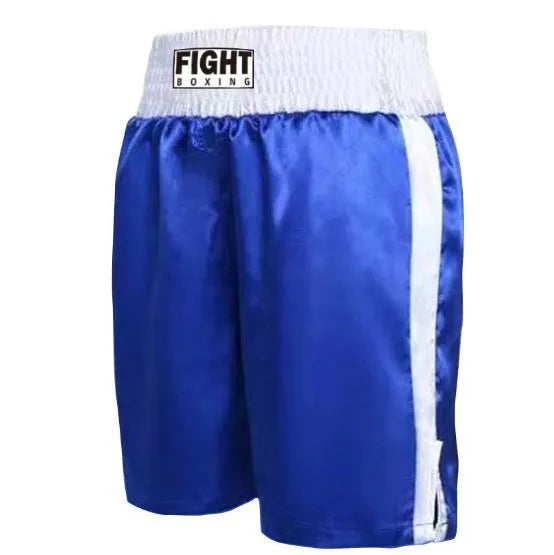 Boxing shorts in multiple colour combinations with contrasting waistband designs for martial arts training