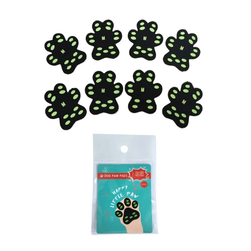 Breathable invisible claw pad foot stickers for dog paw protection in silicone cloth material