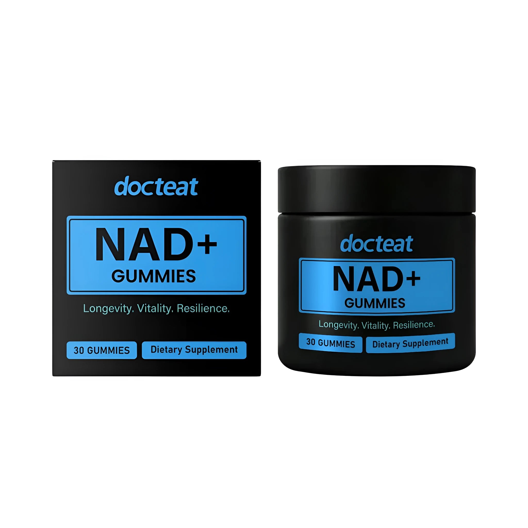 Green Soft Candy Super Food gummies with NAD and nicotinamide nucleoside in 30-count container
