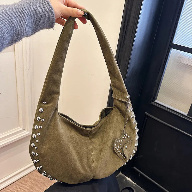 Retro style strapless plush tote handbag in multiple colour options