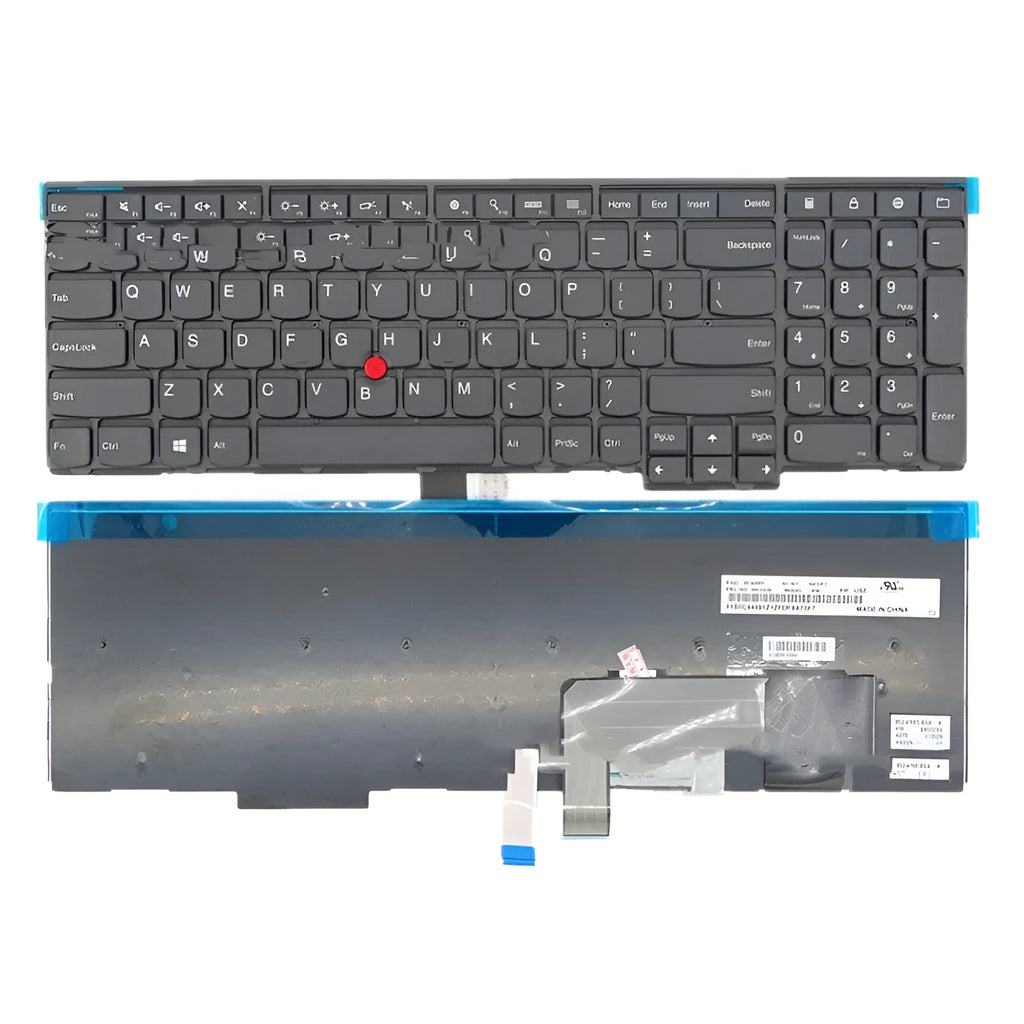 Black Lenovo laptop replacement keyboard for ThinkPad E531 model with USB connector