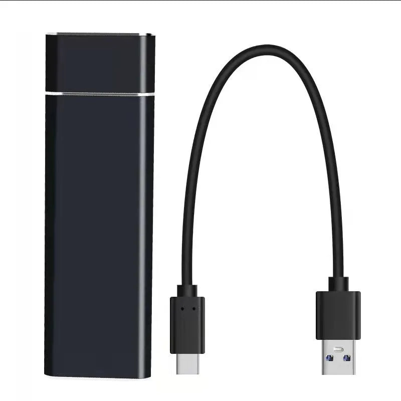 SSD mobile hard disk with metal shell in five colour options showing ultra-thin design and 6TB capacity
