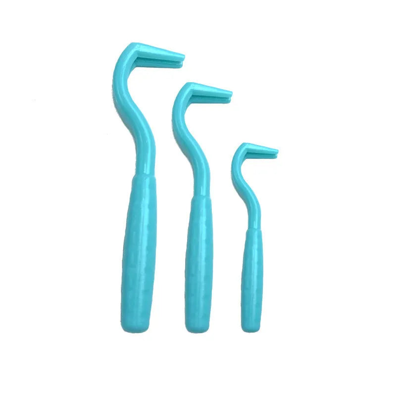Pet tick remover tool with stainless steel hook heads in seven colour options