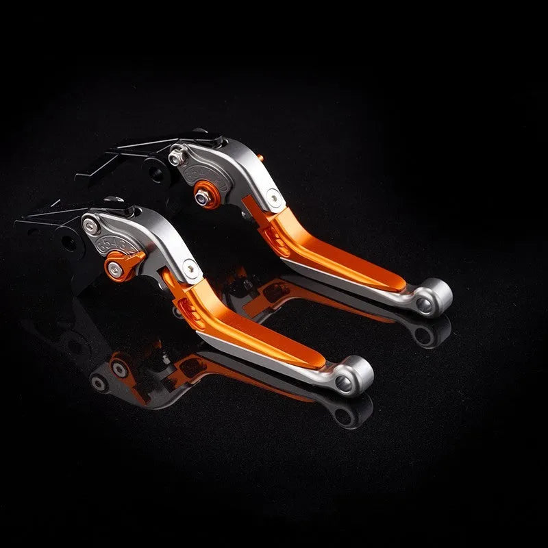 Bicycle horn handle clutch lever with adjustable length mechanism in multiple colour finishes