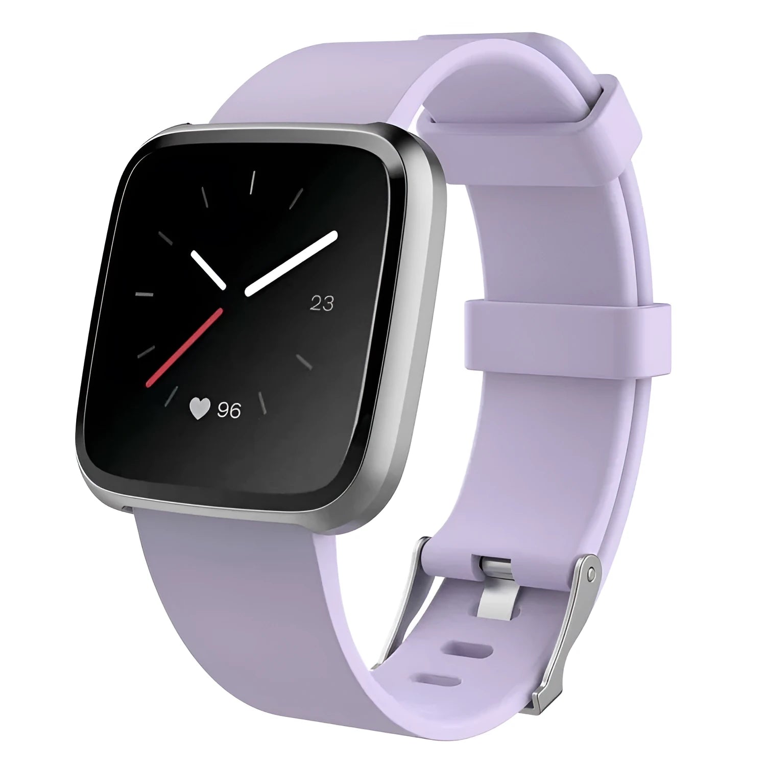 Fitbit Versa Lite replacement wrist strap in multiple colours showing large and small size options