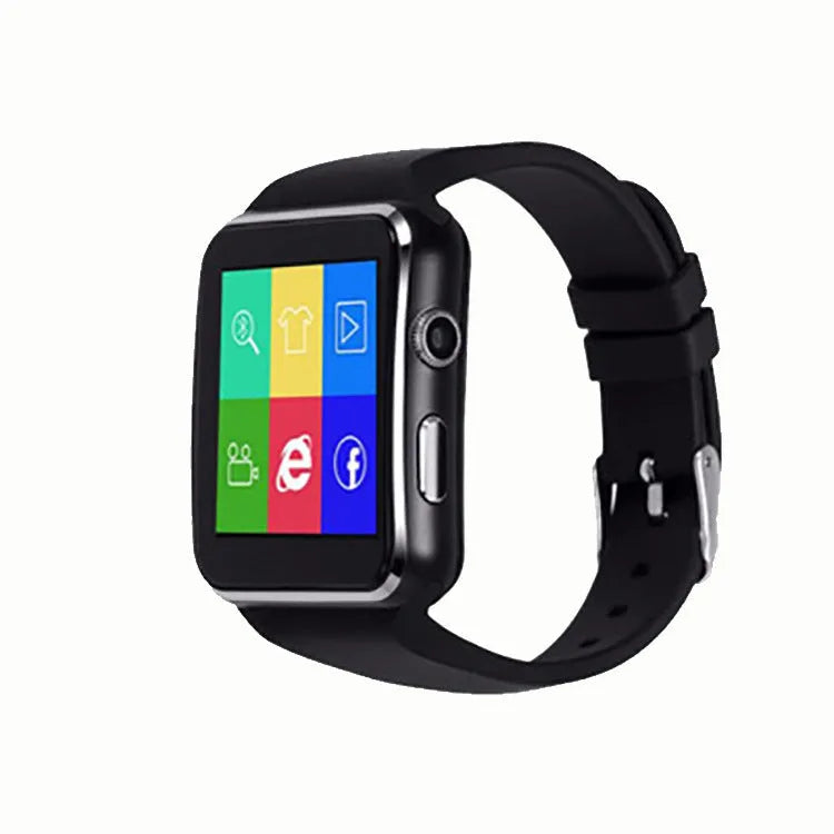 Smartwatch with IPS screen, telephone and music controls, TPU strap, white colour