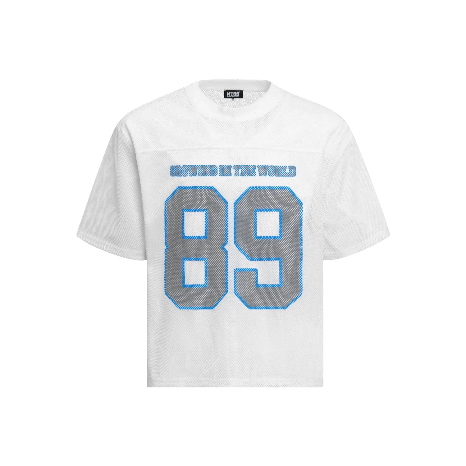 Men's loose fit high street t-shirt in black or white colour with short regular sleeves