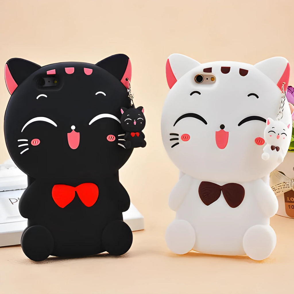 Soft silicone phone case showing edge-proof protection design for Samsung and iPhone mobile devices