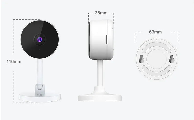 White Flash Fish SKX10 WiFi security camera with gun-style design for home monitoring