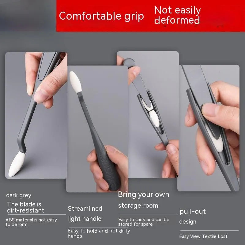 Plastic sketch rubbing knife eraser tool in colour R20212 for removing pen and pencil lines.