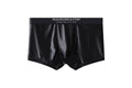 Men's ice silk underwear in knit construction showing solid colour options