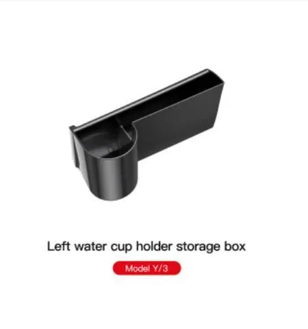 Plastic dashboard cup holder for Tesla Model 3 and Model Y left-hand drive vehicles
