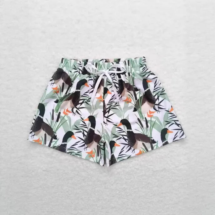 Children's sports casual summer shorts in polyester with straight leg design, available in multiple sizes and colours