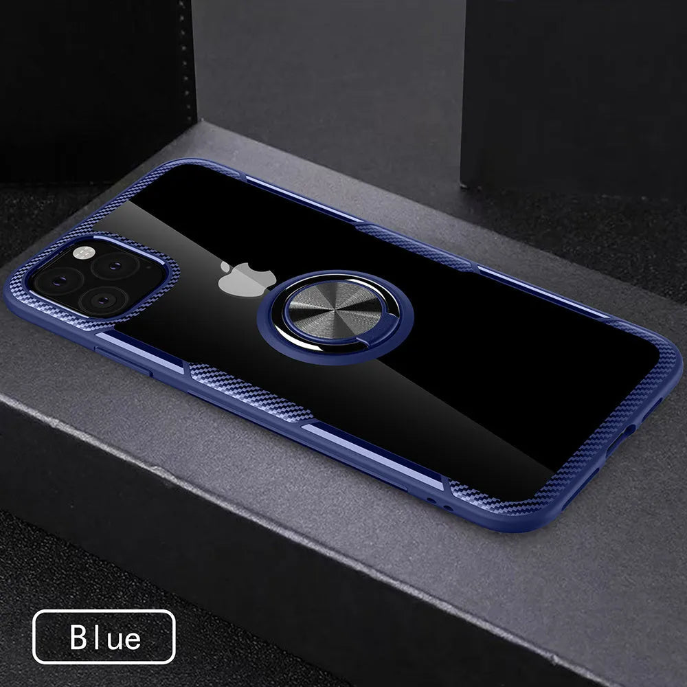 PU material iPhone phone case showing full button access and back cover design in multiple colour options