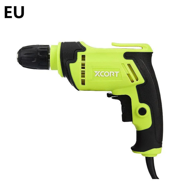 450W pistol grip electric drill power tool with multi-speed control for wood and metal drilling