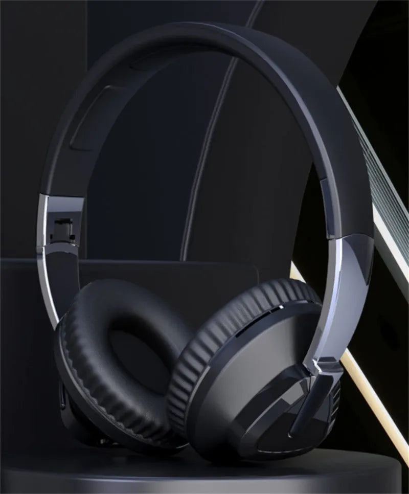 H3 wireless over-ear headphones in black with all-inclusive ear cushions and simple button controls.