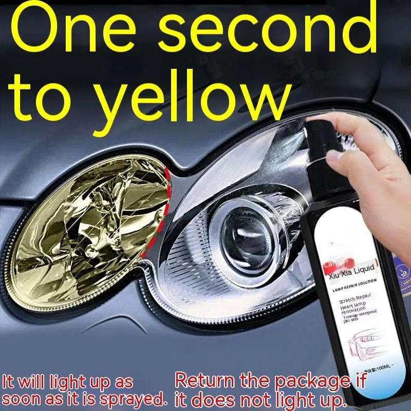100 ml bottle of car headlight renovation and repairing liquid for plastic lenses