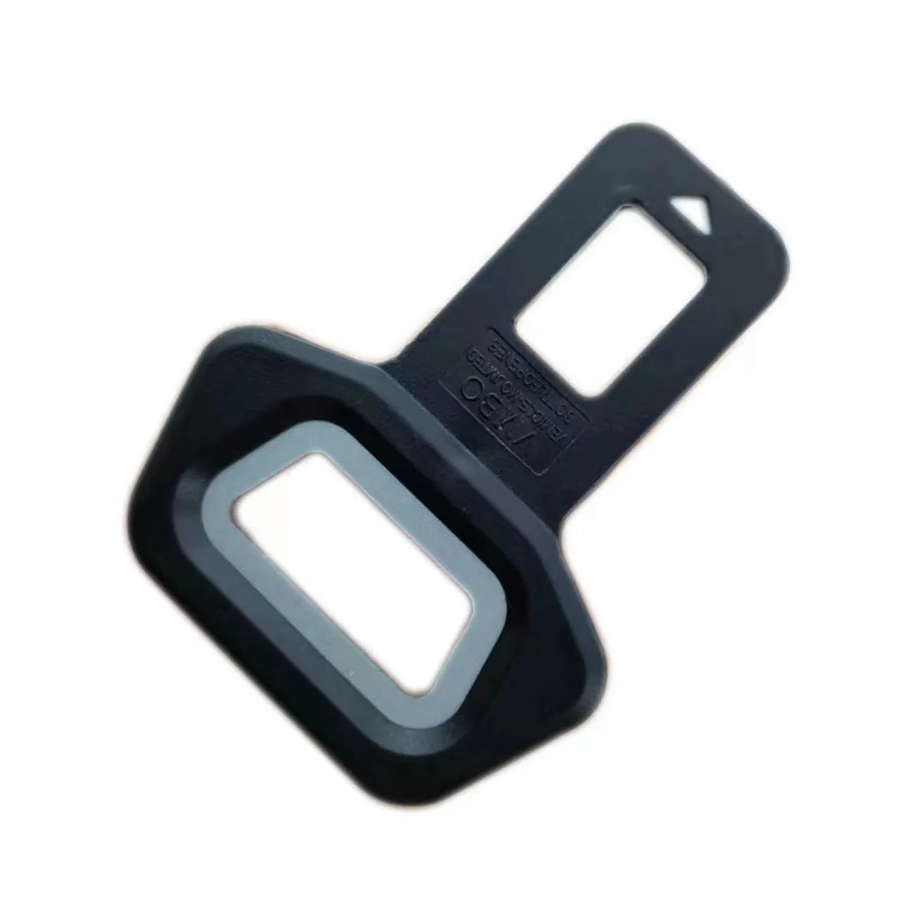 Frosted carbon fibre finish aluminium alloy key chain bottle opener with lock tongue buckle pick design.