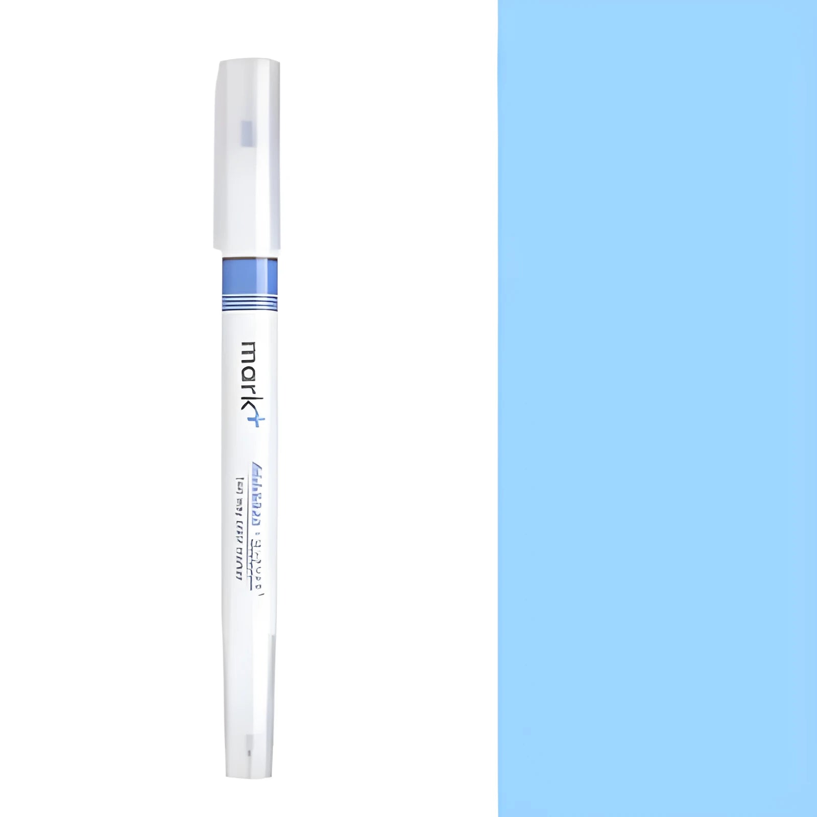 13cm plastic marker light highlighter pen in light pink with swing activation tip
