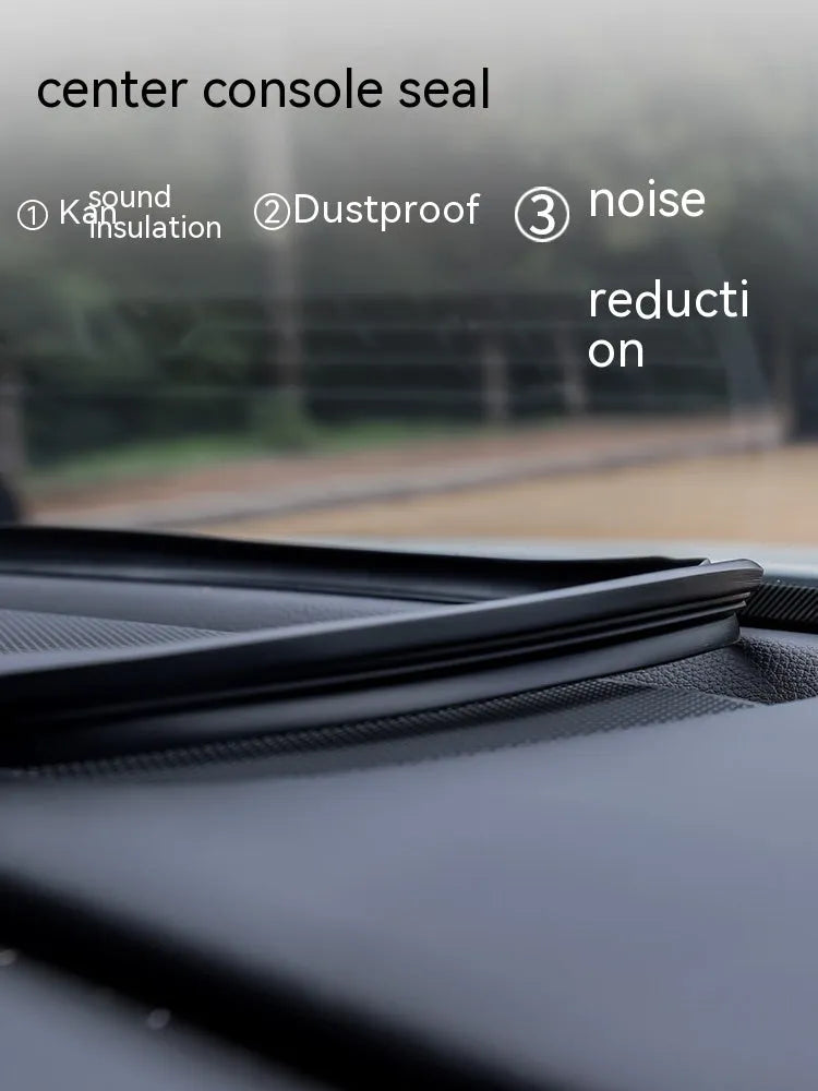 1.6 metre long silicone soundproof seal strip for Mitsubishi Outlander dashboard installation.
