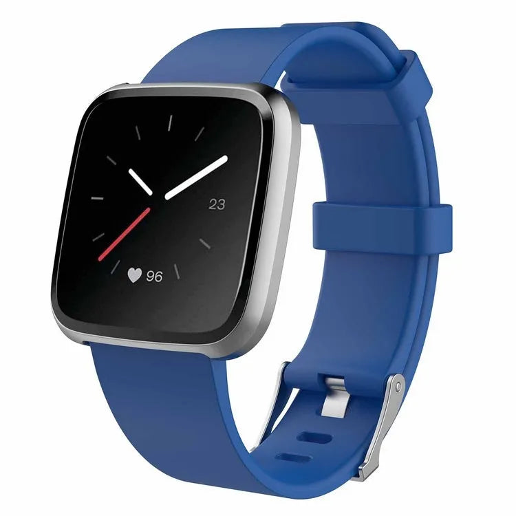 Fitbit Versa Lite replacement wrist strap in multiple colours showing large and small size options