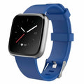 Fitbit Versa Lite replacement wrist strap in multiple colours showing large and small size options