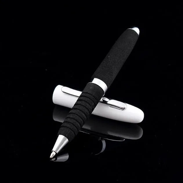 EVA metal cap ballpoint pen with 1.0mm tip showing seven refill colour options