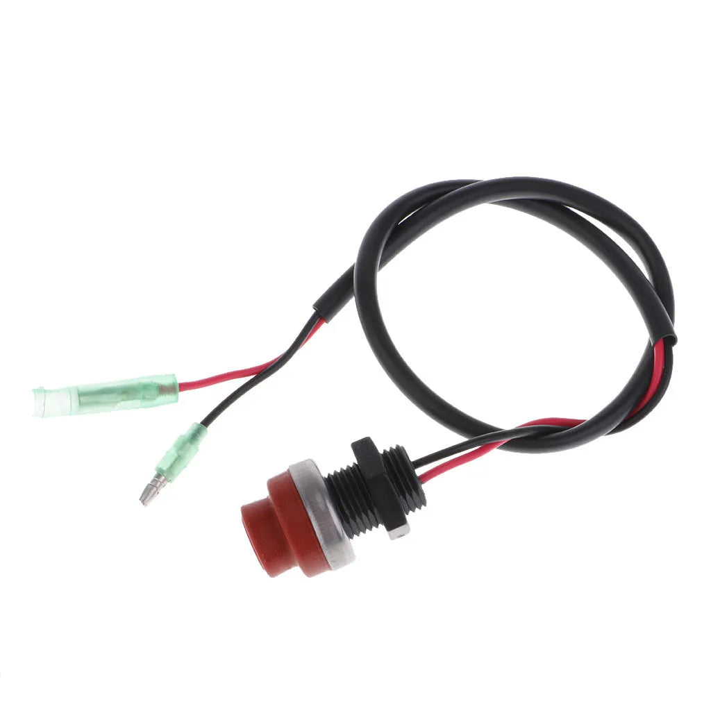 Yamaha outboard motor engine kill switch with attached safety lanyard rope