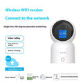Zhou Shi wireless indoor security camera with 2.8-inch screen and screw-fixed bracket