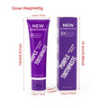 120g tube of purple whitening toothpaste for adult stain removal and teeth brightening