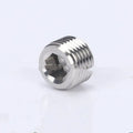 Stainless steel hexagonal plug for 3/8 inch pipe bulkhead fittings