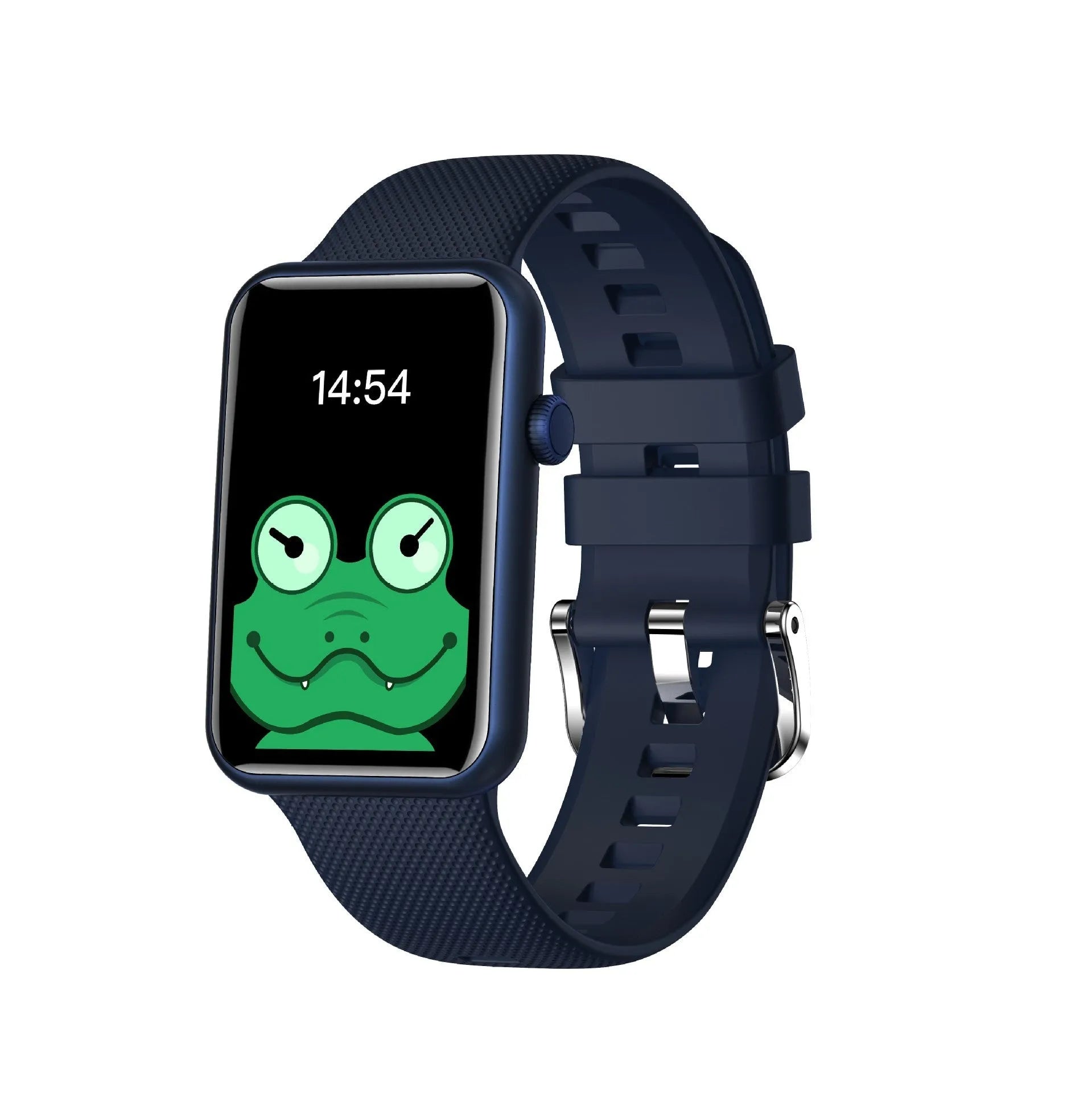 Aluminium alloy smart watch with 1.57-inch screen, Bluetooth call, body temperature monitoring, waterproof, black TPU strap