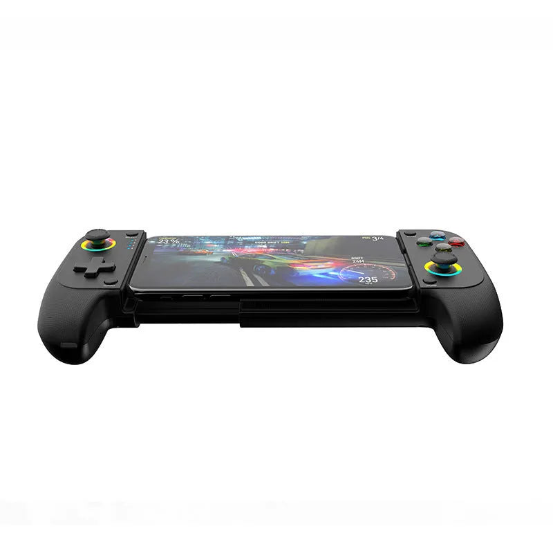 Bluetooth stretching mobile game controller for Android and iOS smartphones
