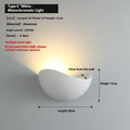 Waterproof IP65 LED lamp with aluminium alloy shell in black or white finish