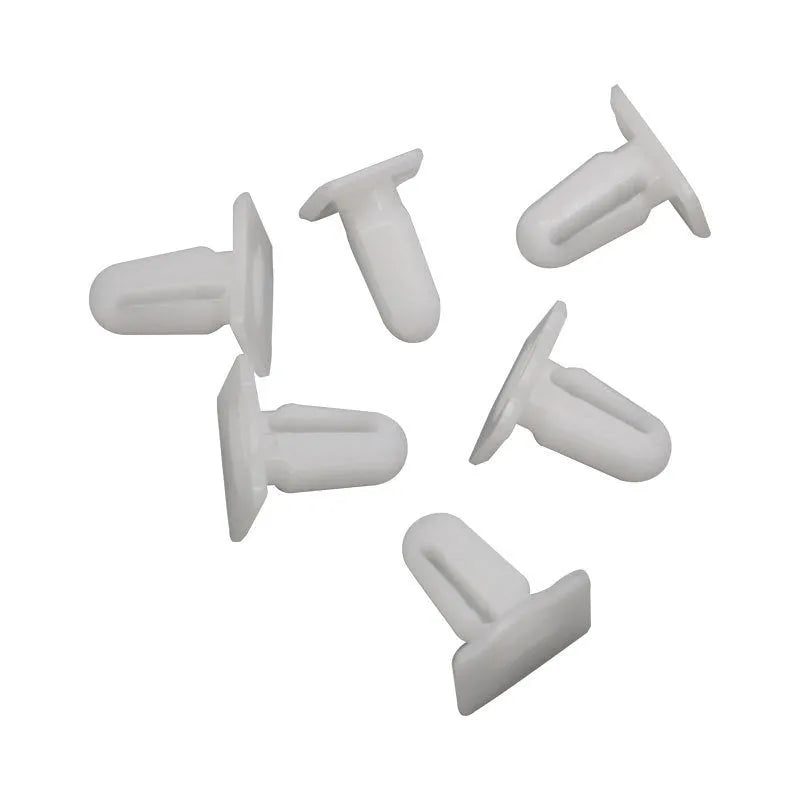 Black D318 style automotive plastic clips and buckles, pack of 60 pieces for vehicle trim repair.