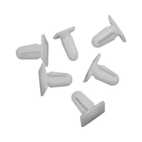 Black D318 style automotive plastic clips and buckles, pack of 60 pieces for vehicle trim repair.