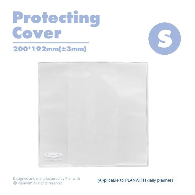Embossed A5 daily meter notebook showing paper cover and open pages