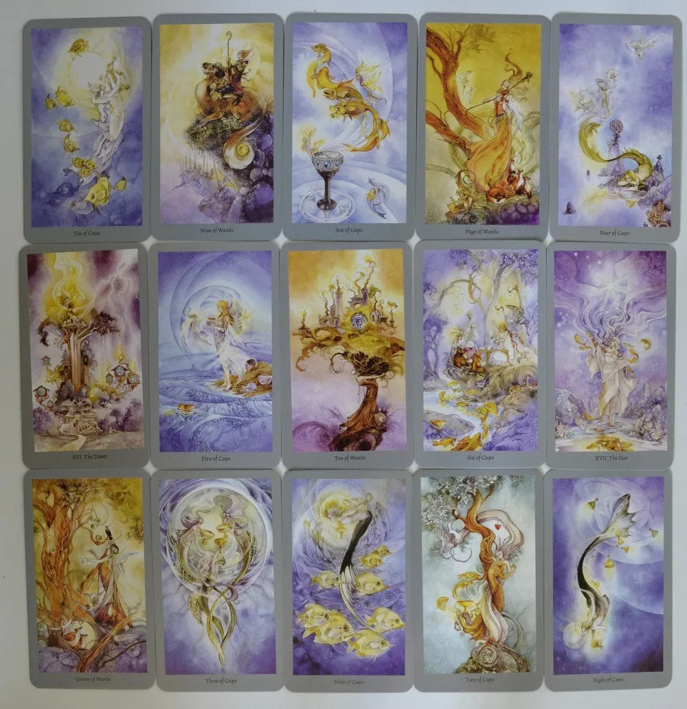 78-card tarot deck with 49x49cm flannel tablecloth in colour box