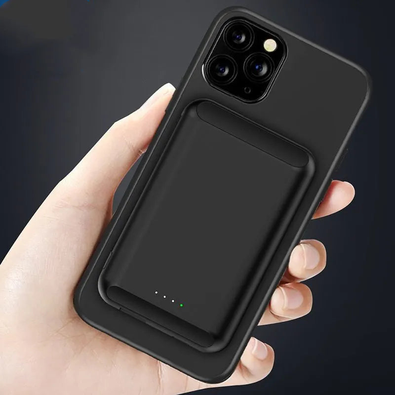 Son magnetic wireless power bank 5000mAh in colour options black blue green pink white