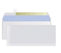 Blue confidential security envelope with anti-opening self-adhesive strip measuring 105x240mm