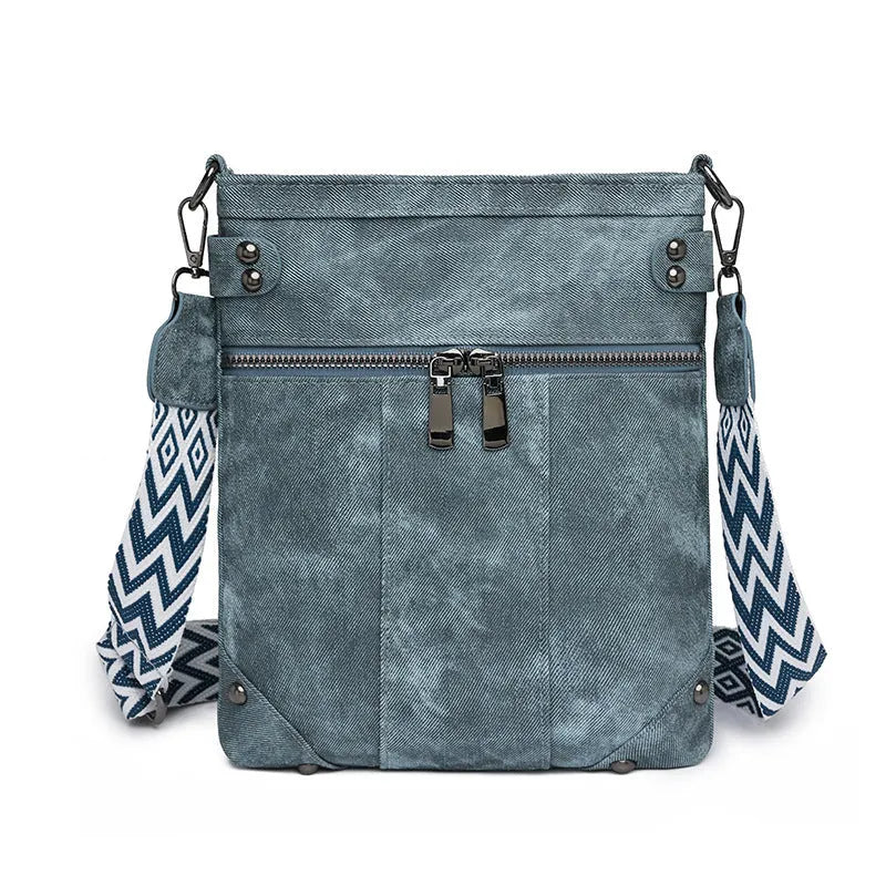 Fashion new rivet crossbody women's bag in beige, horizontal square shape with PU outer and single shoulder strap