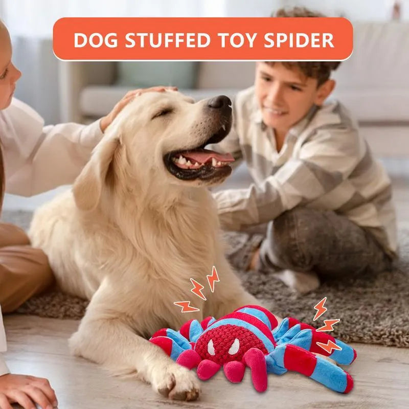 Red teddy toy dog for bite resistant chewing tooth cleaning interactive boredom relief